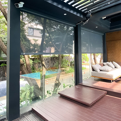 ZIP-BLINDS-PIK, tirai outdoor